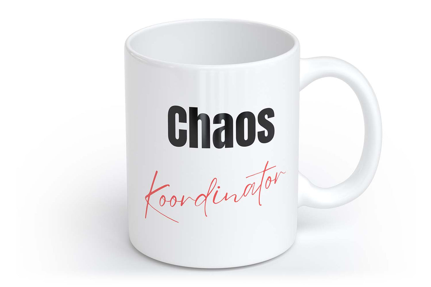 Chaos Koordinator | Tasse mit Herzhenkel | Your Attitude Club