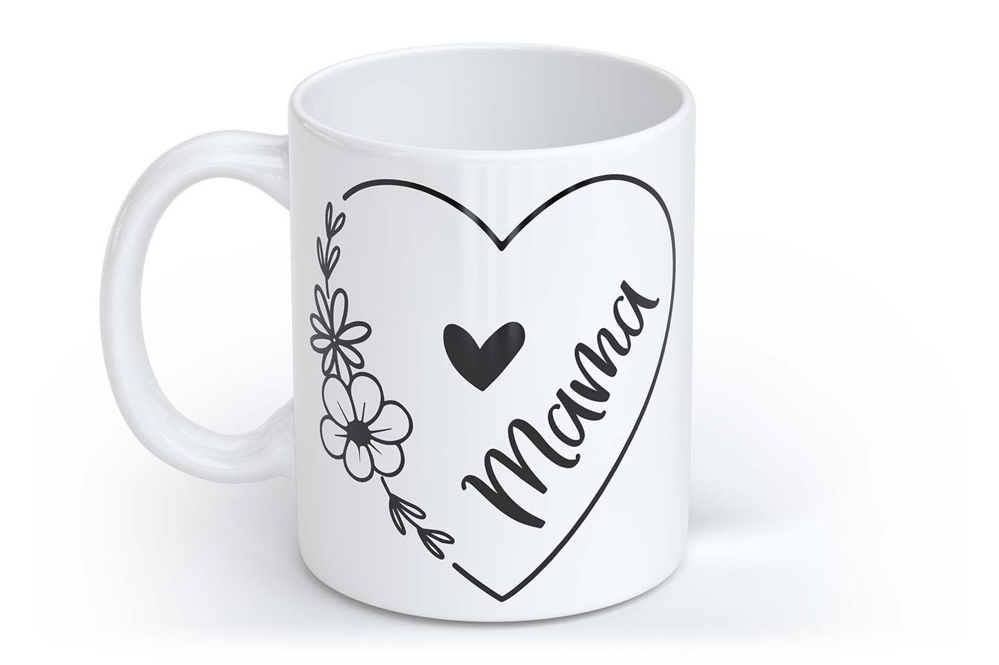 Mama Tasse Mom Muttertag | Tasse mit Rund- & Herzhenkel | Your Attitude Club