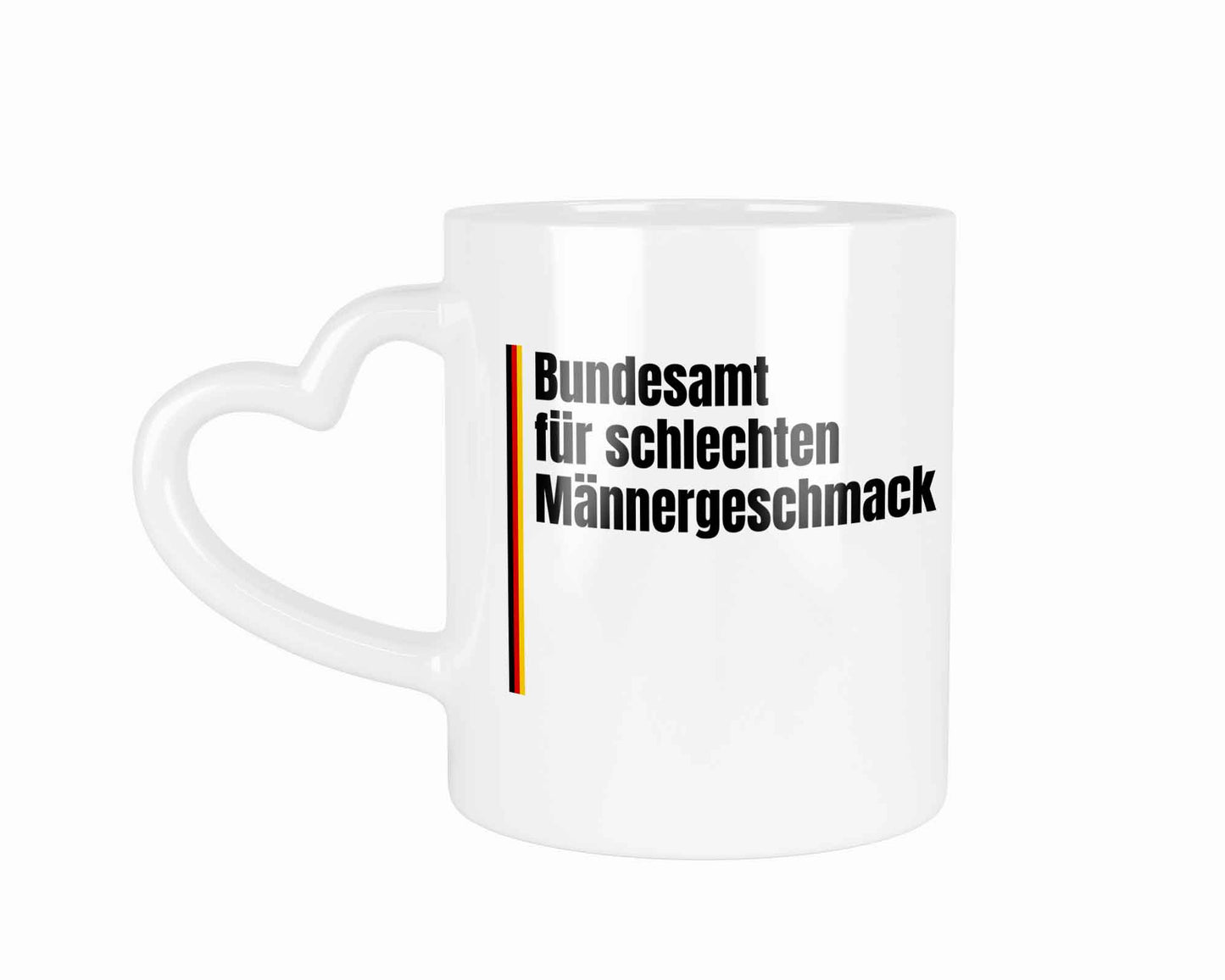 Bundesamt für schlechten Männergeschmack | Tasse mit Rund- & Herzhenkel | Your Attitude Club