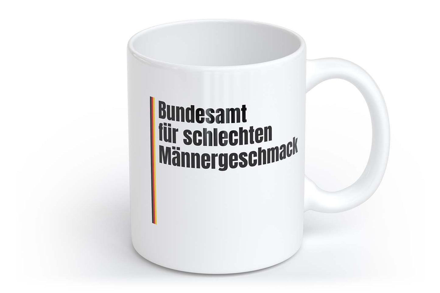 Bundesamt für schlechten Männergeschmack | Tasse mit Rund- & Herzhenkel | Your Attitude Club