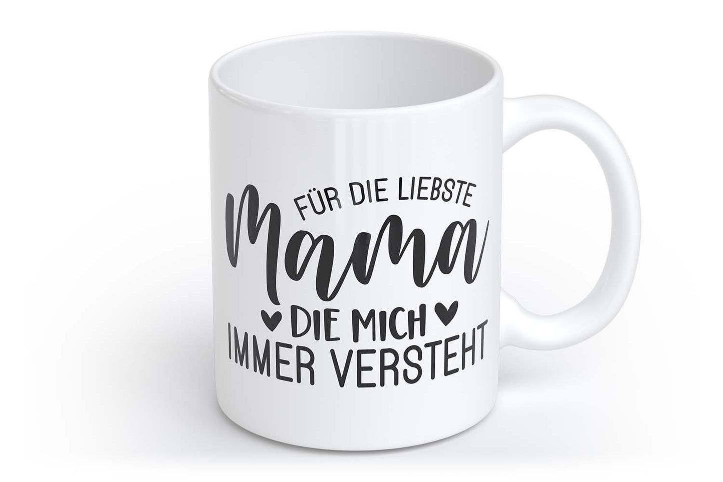 Für die liebste Mama die mich immer versteht | Tasse + Beutel + Kerze