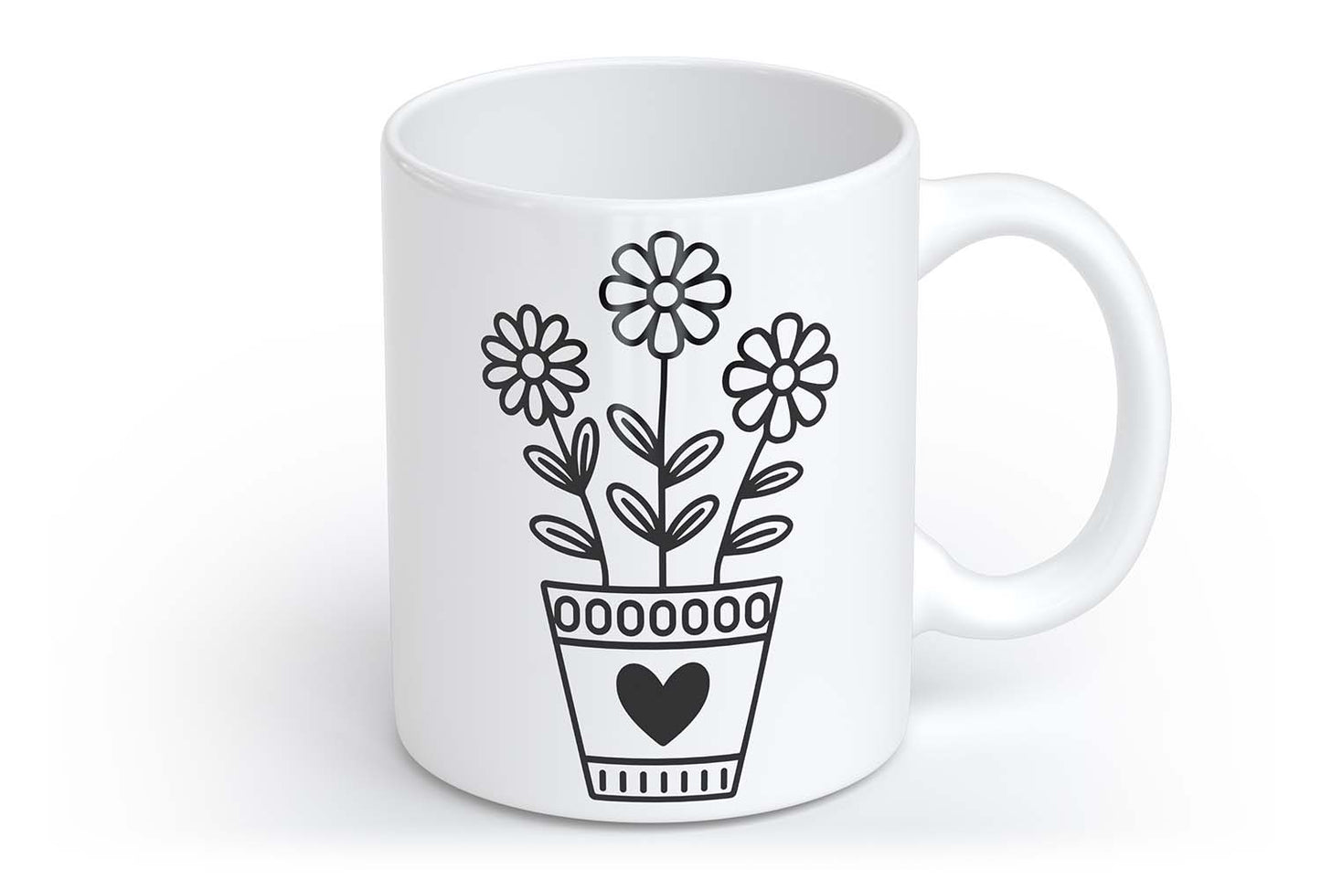 Blumentopf zum Muttertag | Tasse + Beutel + Kerze