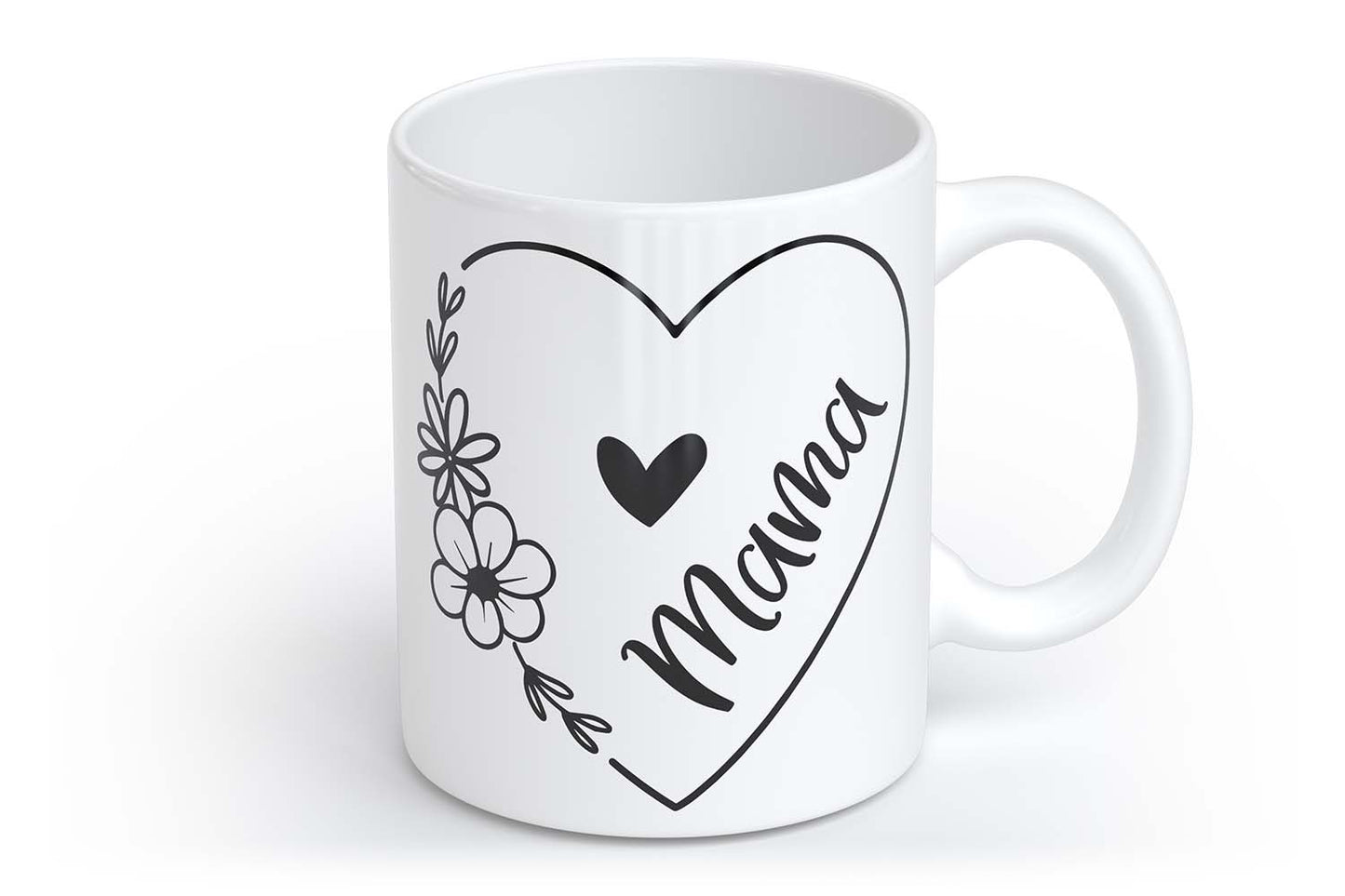 Mama Tasse Mom Muttertag | Tasse mit Rund- & Herzhenkel | Your Attitude Club