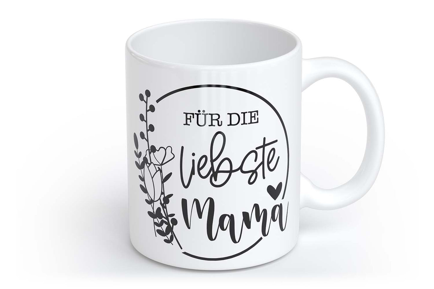 Für die liebste Mama | Tasse + Beutel + Kerze