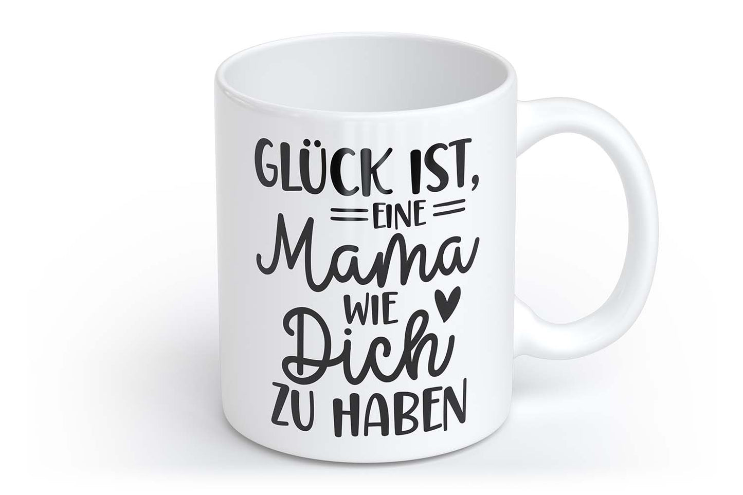 Glück ist, eine Mama wie dich zu haben | Tasse + Beutel + Kerze