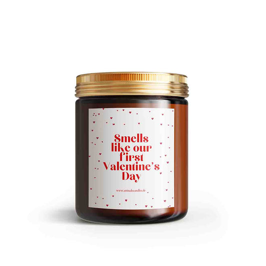 Smells like our first Valentine’s Day