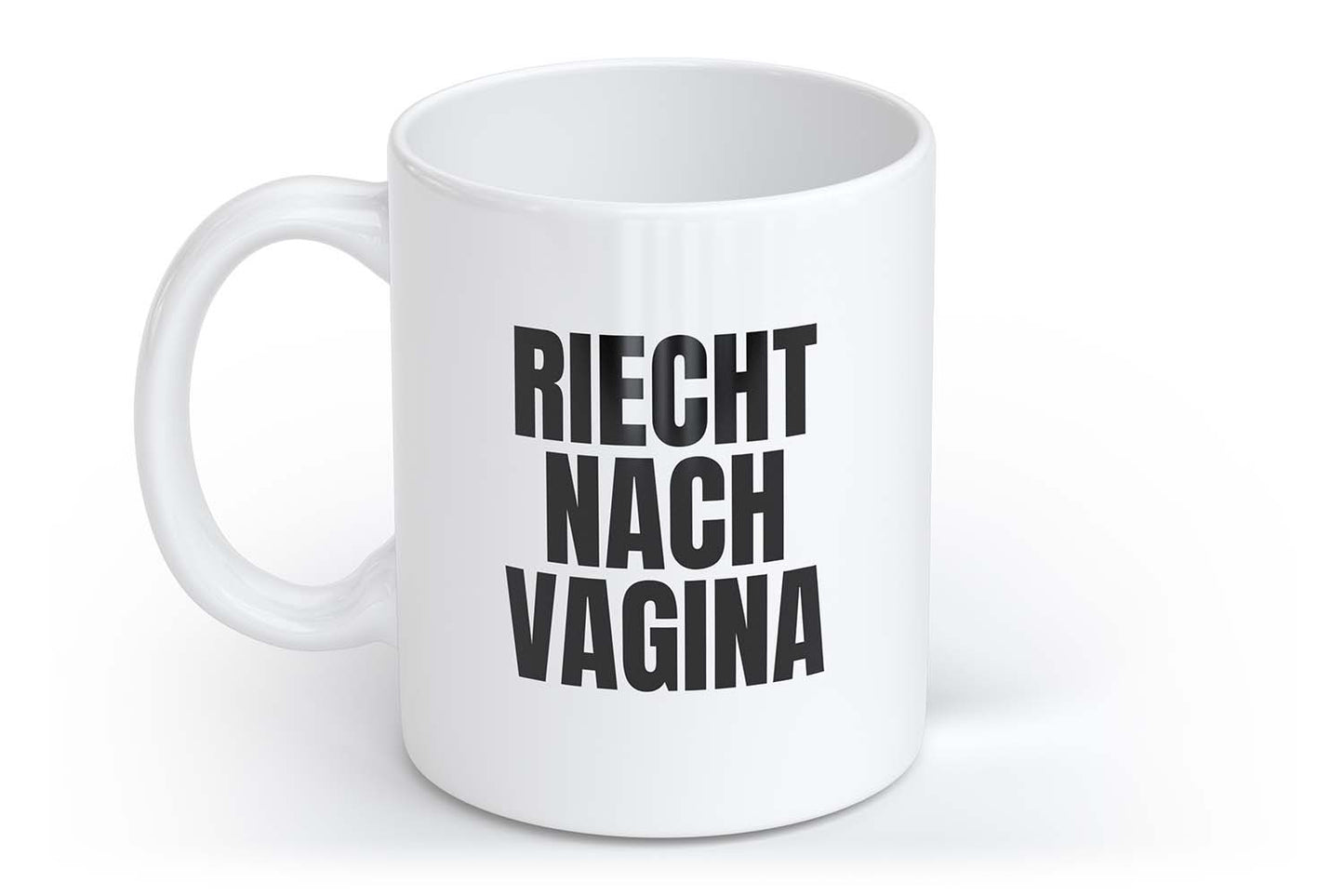 RIECHT NACH VAGINA | Tasse mit Rund- & Herzhenkel | Your Attitude Club