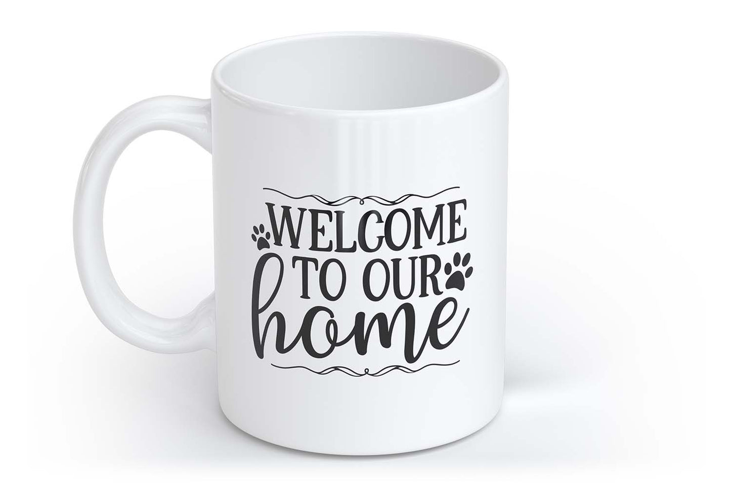 Welcome to Our Home | Tasse mit Rund- & Herzhenkel | Your Attitude Club