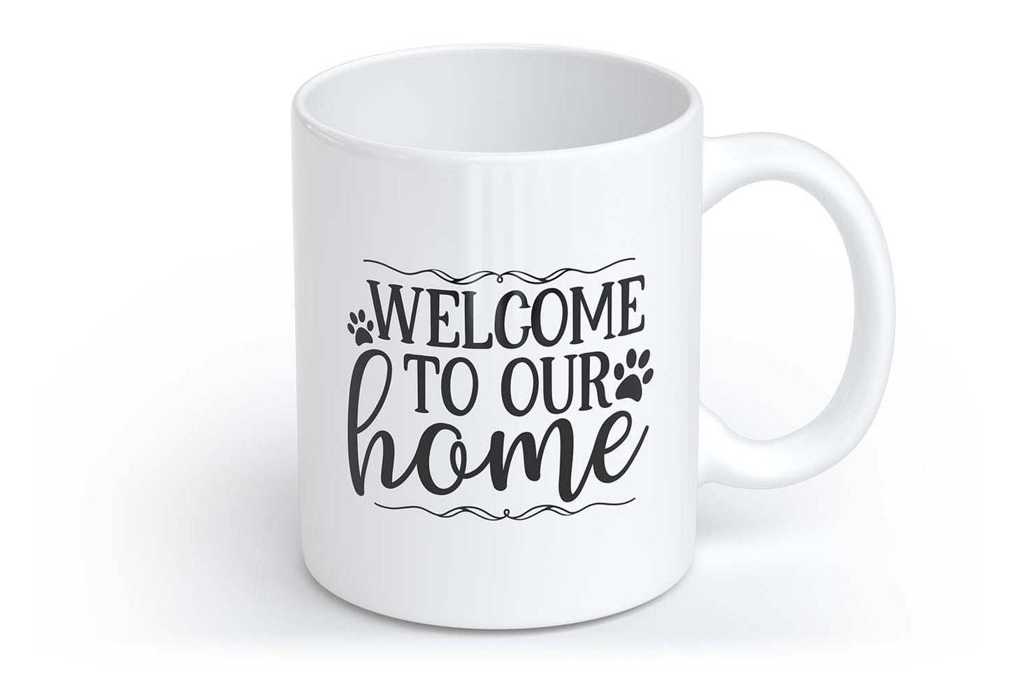 Welcome to Our Home | Tasse mit Rund- & Herzhenkel | Your Attitude Club