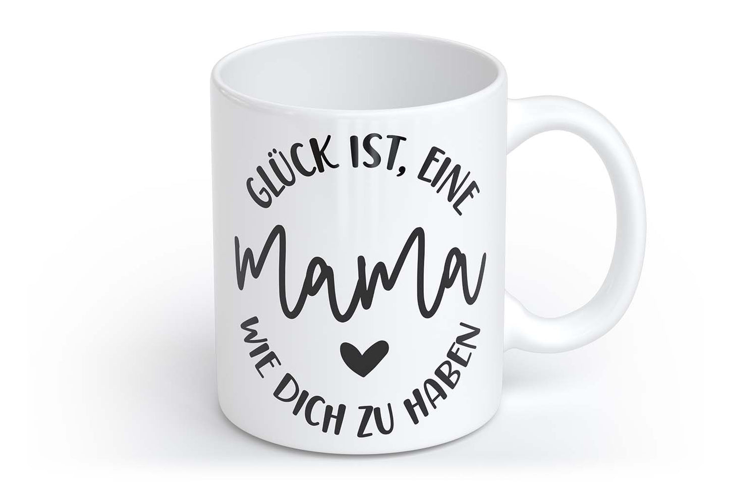 Glück ist, eine Mama wie dich zu haben | Tasse + Beutel + Kerze