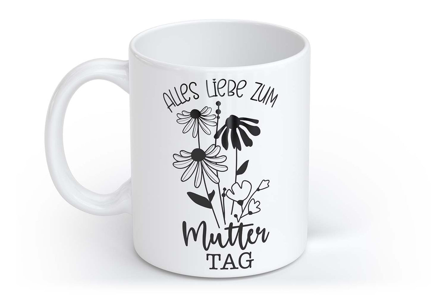 Alles Liebe zum Muttertag | Tasse mit Rund- & Herzhenkel | Your Attitude Club