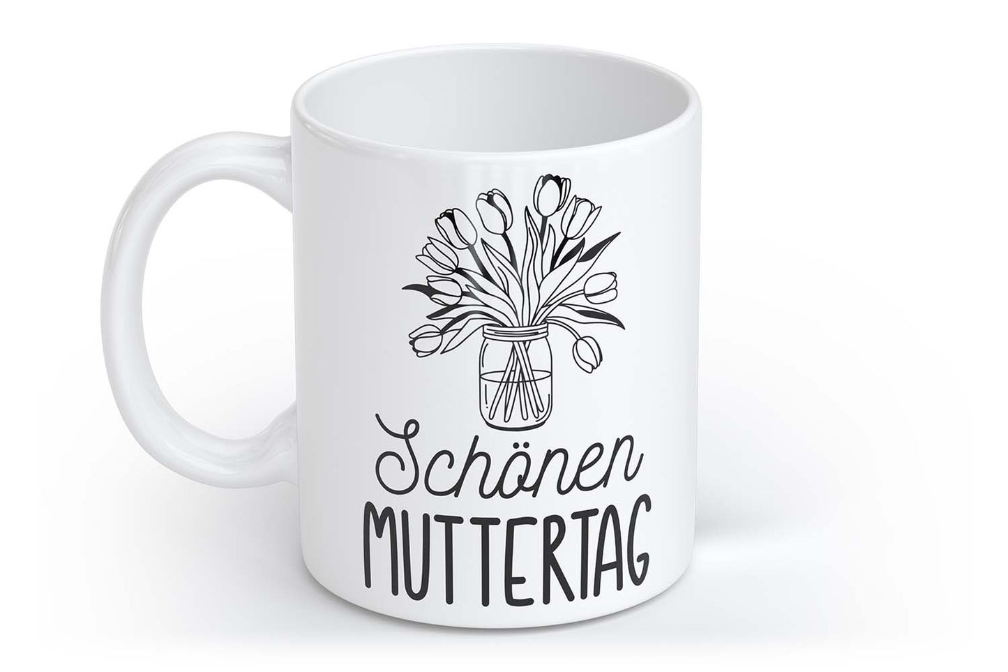 Schönen Muttertag | Tasse mit Rund- & Herzhenkel | Your Attitude Club