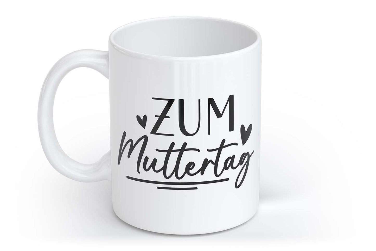 Zum Muttertag | Tasse mit Rund- & Herzhenkel | Your Attitude Club