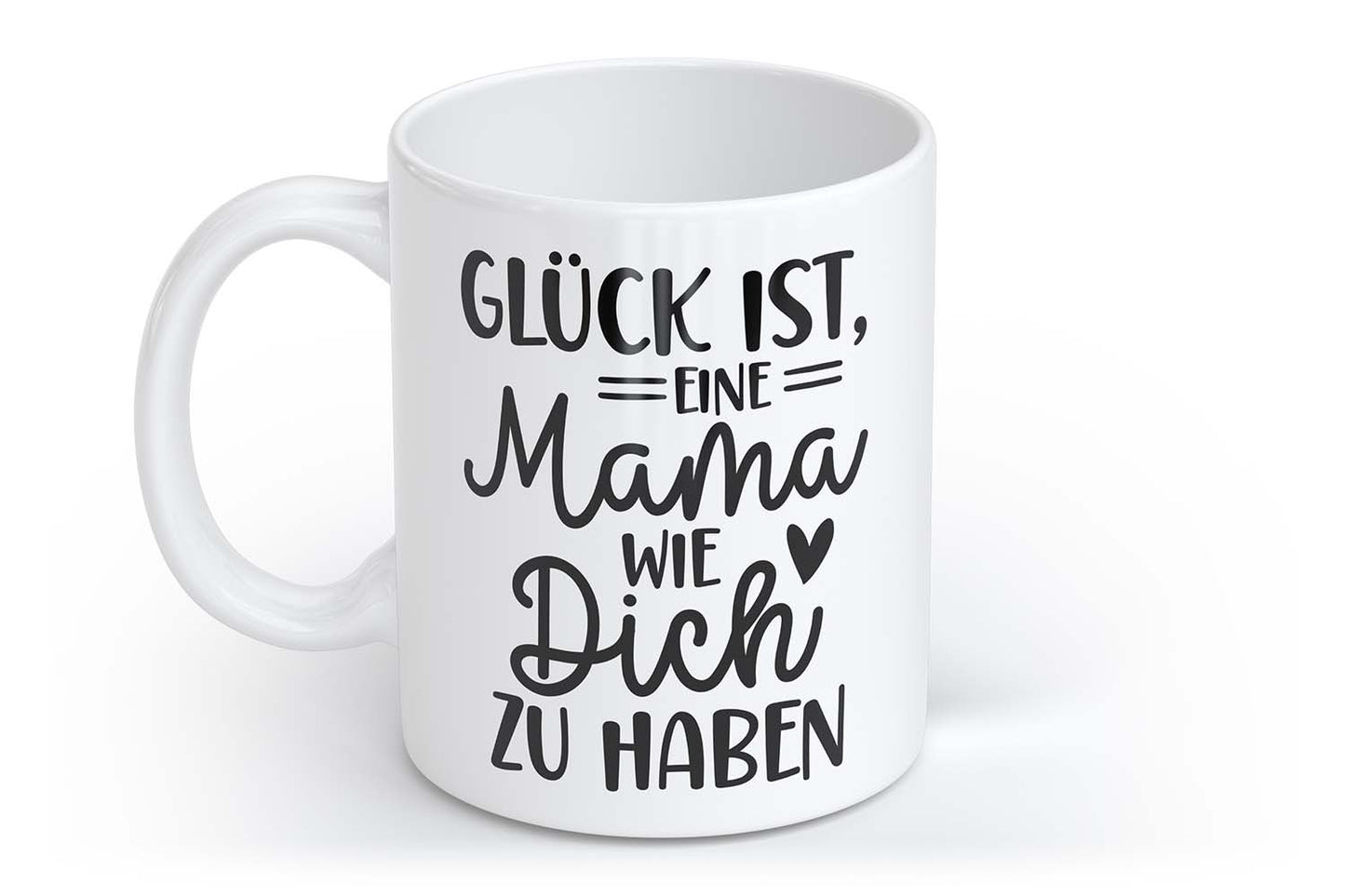 Glück ist, eine Mama wie dich zu haben | Tasse + Beutel + Kerze