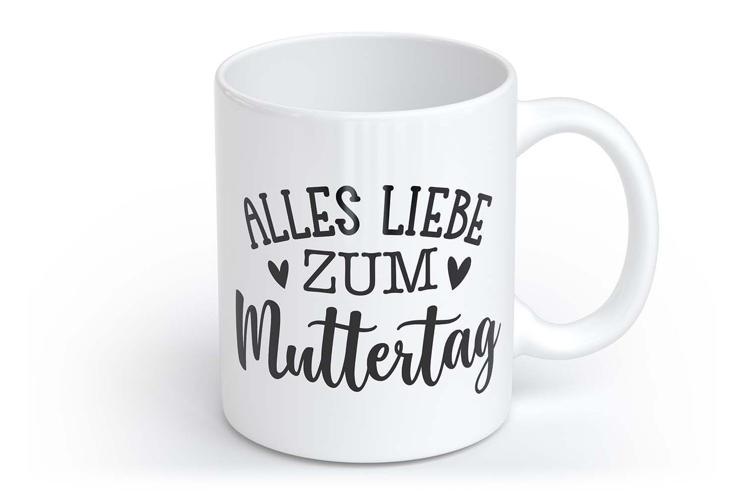 Alles Liebe zum Muttertag | Tasse mit Rund- & Herzhenkel | Your Attitude Club