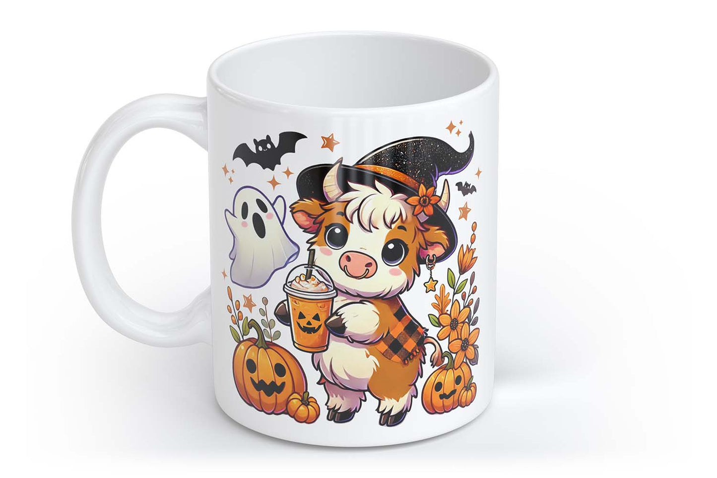 Halloween Kuh Cow Cowboy | Tasse mit Rund- & Herzhenkel | Your Attitude Club