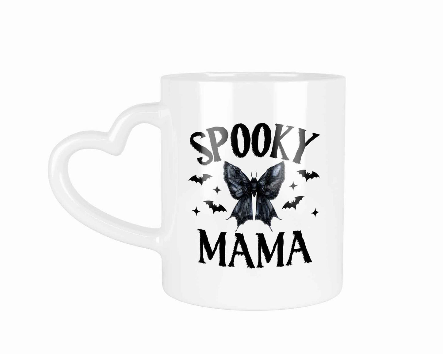 Halloween Spooky Mama Tasse Mug Cup | Tasse mit Rund- & Herzhenkel | Your Attitude Club