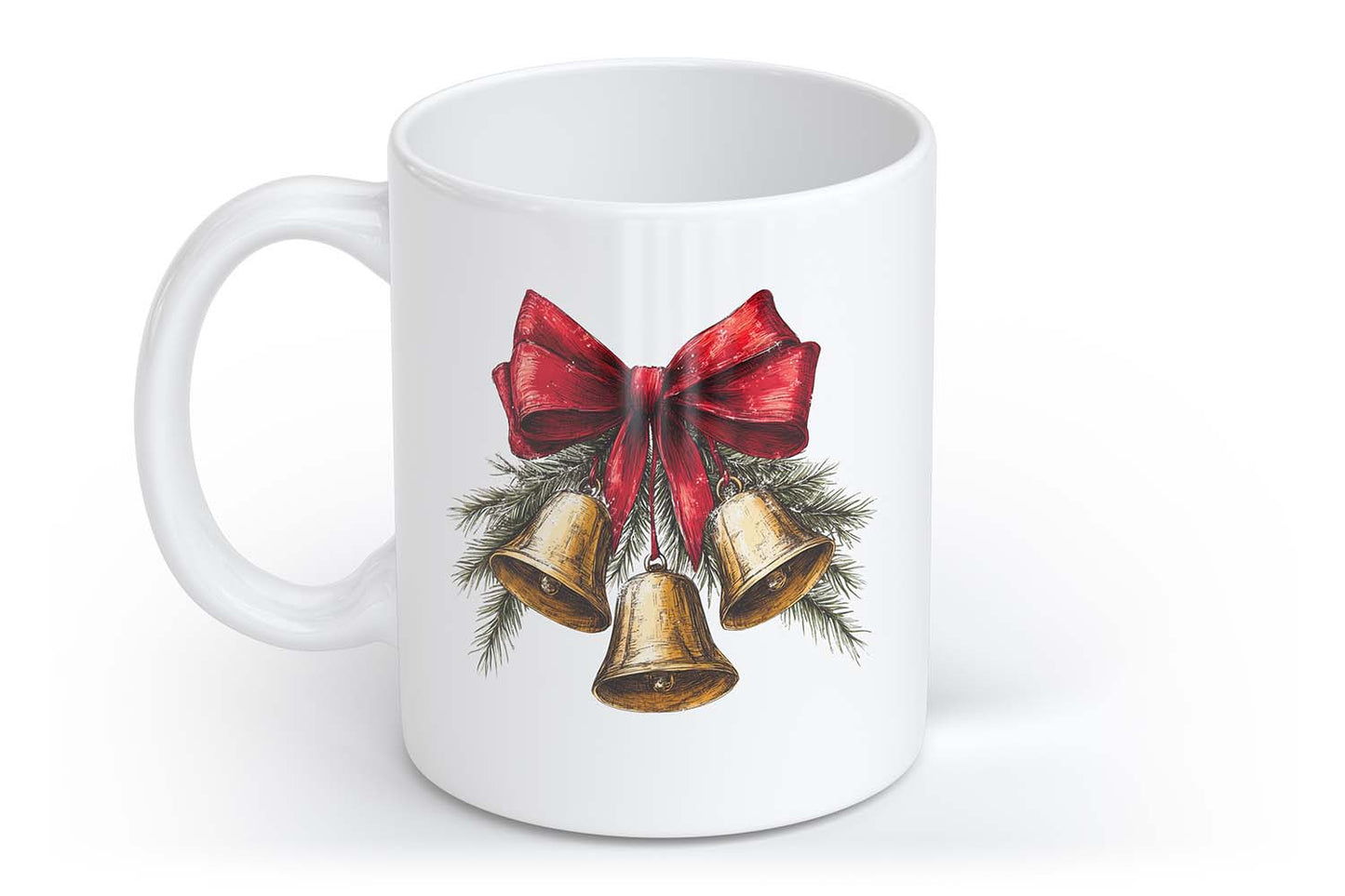 Weihnachtsglocken Gingle Bells | Tasse mit Rund- & Herzhenkel | Your Attitude Club