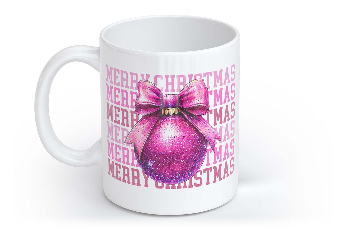 Merry Christmas Ornament Kugel | Tasse mit Rund- & Herzhenkel | Your Attitude Club