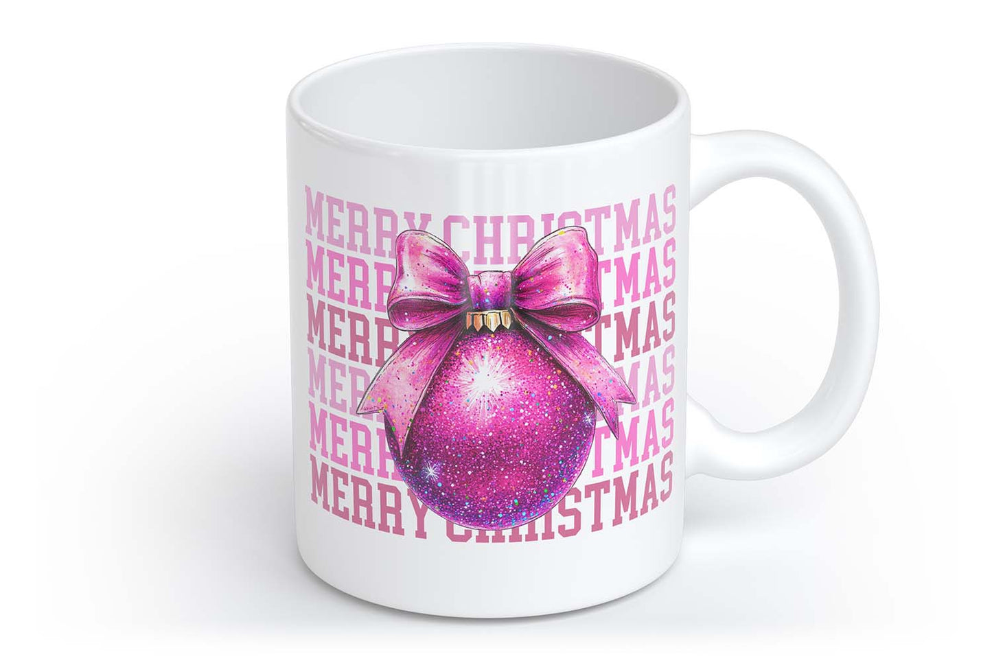 Merry Christmas Ornament Kugel | Tasse mit Rund- & Herzhenkel | Your Attitude Club