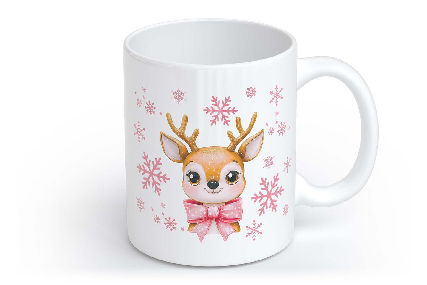 Weihnachten Reh Rentier | Tasse mit Rund- & Herzhenkel | Your Attitude Club