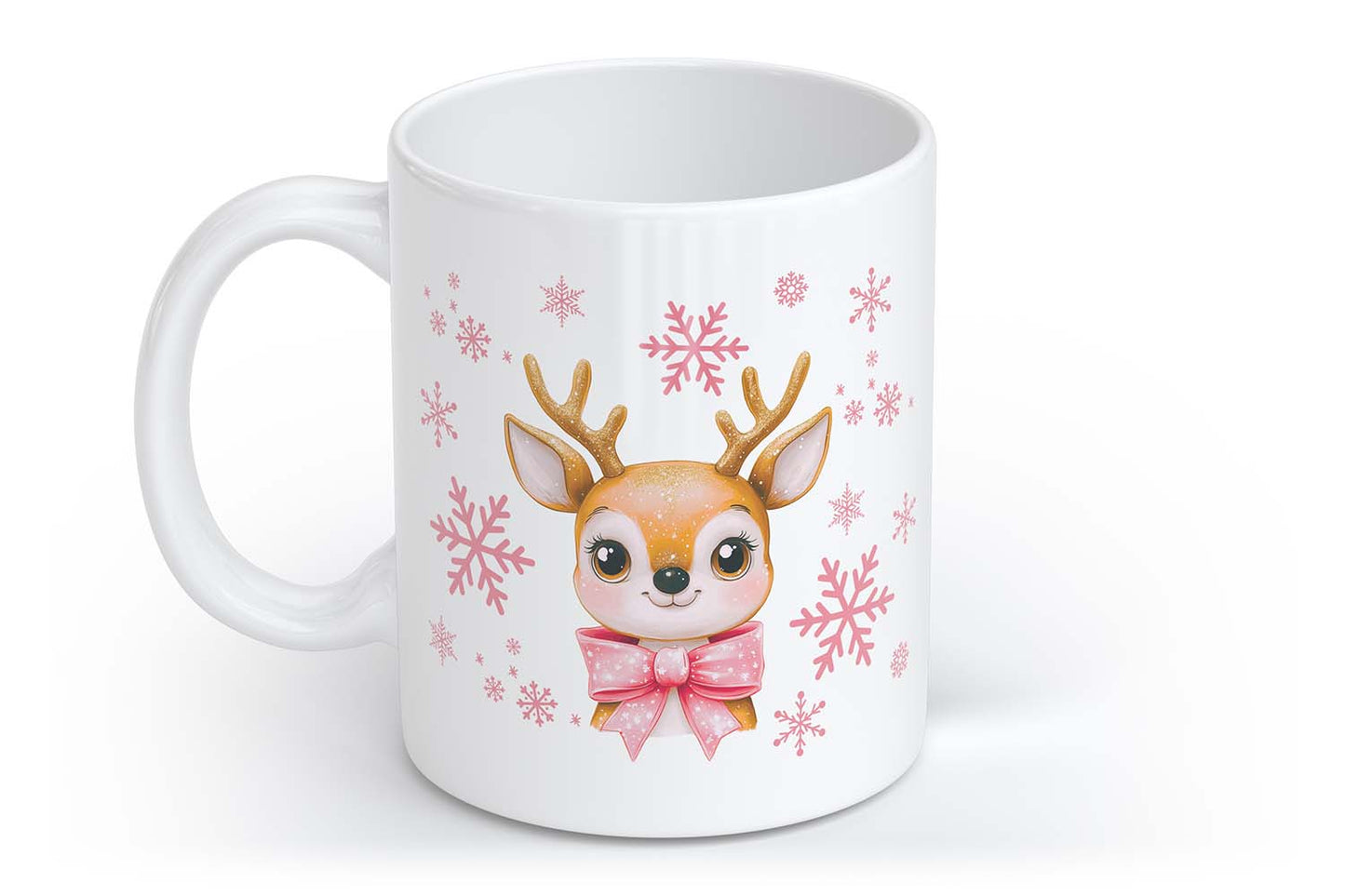 Weihnachten Reh Rentier | Tasse mit Rund- & Herzhenkel | Your Attitude Club