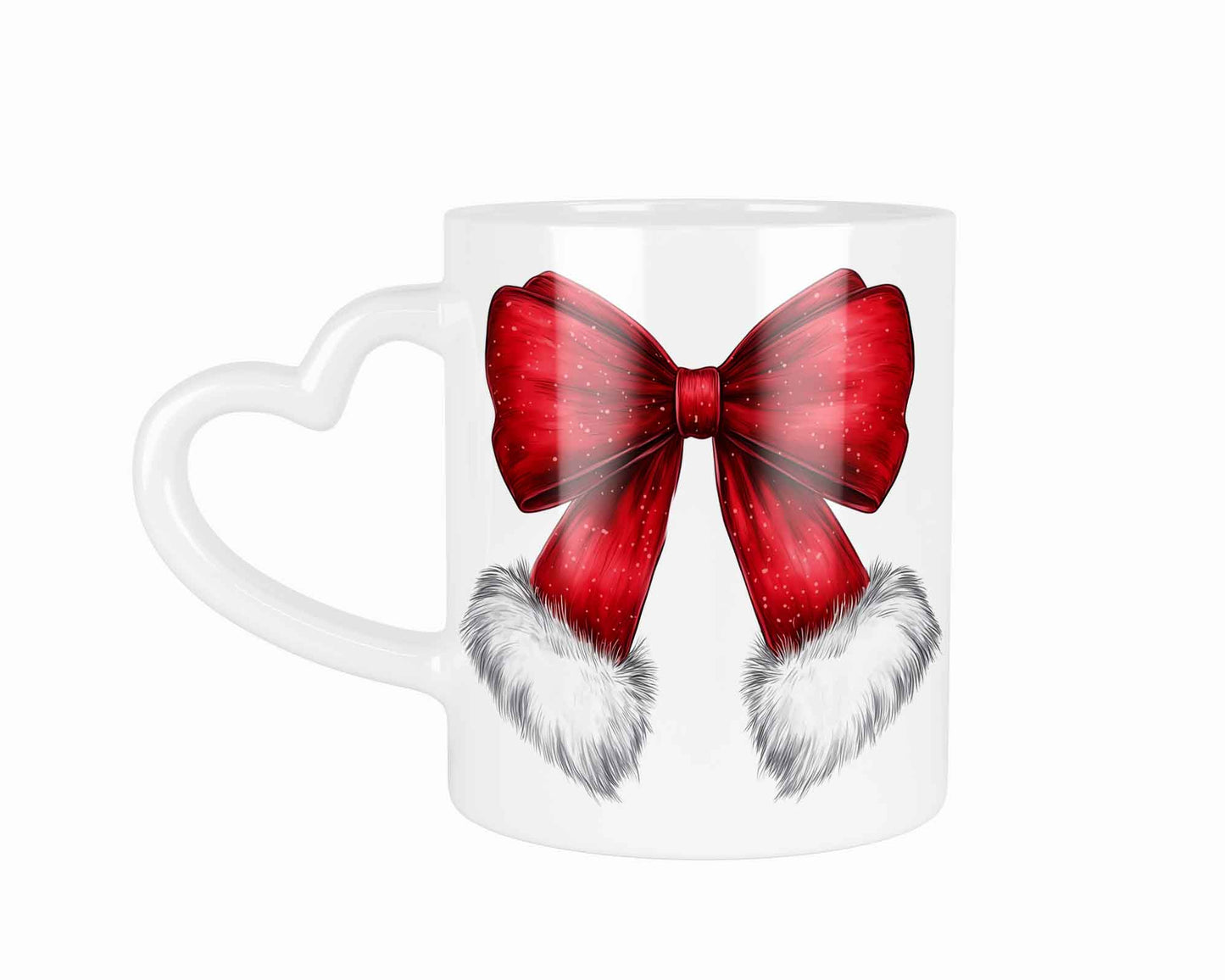 Weihnachtsschleife Tasse Mug Cup | Tasse mit Rund- & Herzhenkel | Your Attitude Club