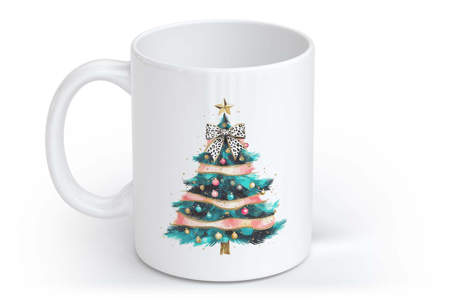 Weihnachtsbaum Christmas tree Christbaum | Tasse mit Rund- & Herzhenkel | Your Attitude Club