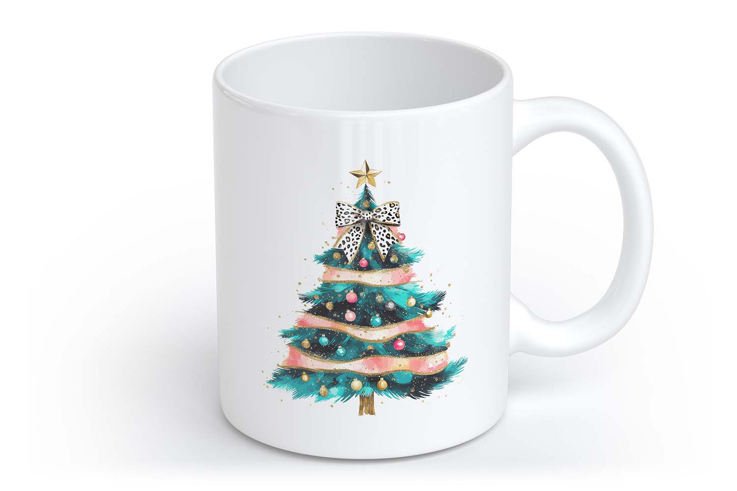 Weihnachtsbaum Christmas tree Christbaum | Tasse mit Rund- & Herzhenkel | Your Attitude Club