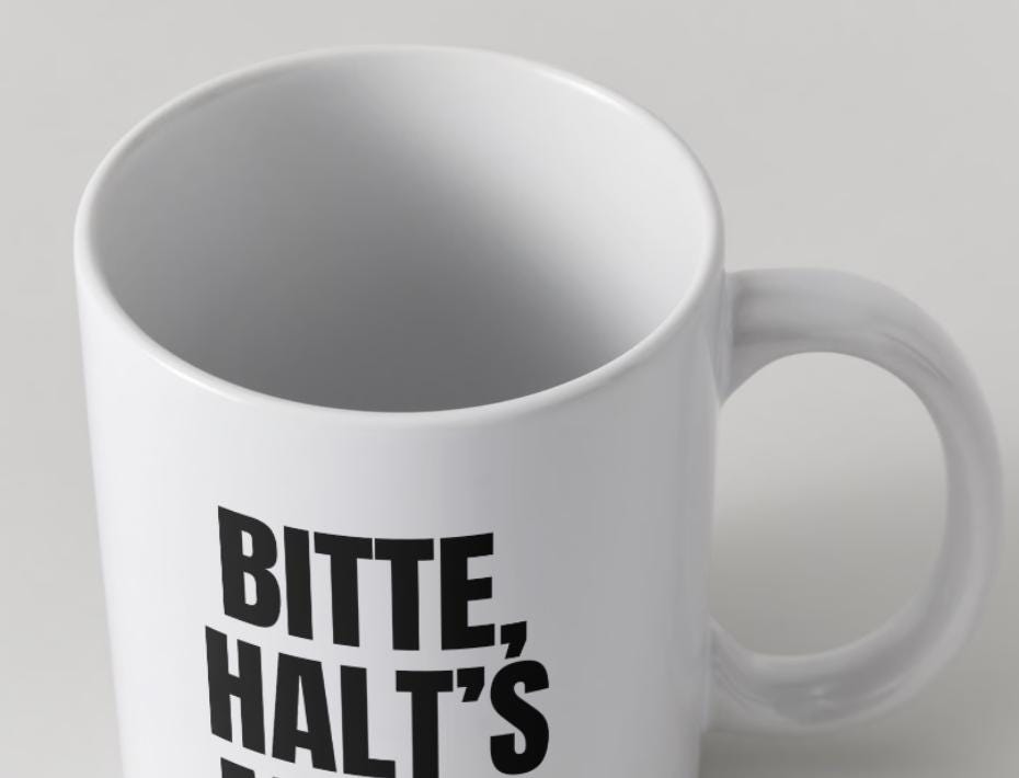 Bitte halt&#39;s Maul | Tasse | Attitude Candles Duftkerze Geschenk Geburtstag Hochzeit Weihnachten Einweihung