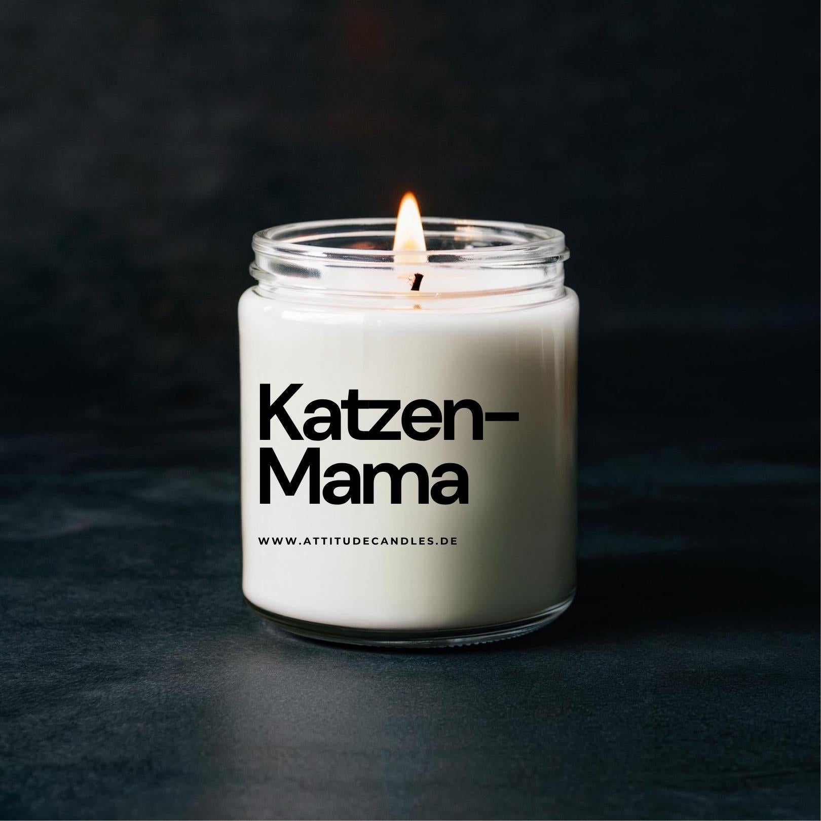 Katzen Mama | Attitude Candles | versch. Größen Duftkerze Geschenk Geburtstag Hochzeit Weihnachten Einweihung