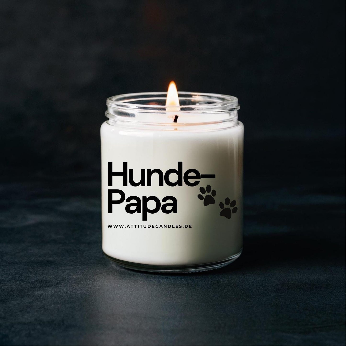 Hunde Papa | Attitude Candles | versch. Größen Duftkerze Geschenk Geburtstag Hochzeit Weihnachten Einweihung